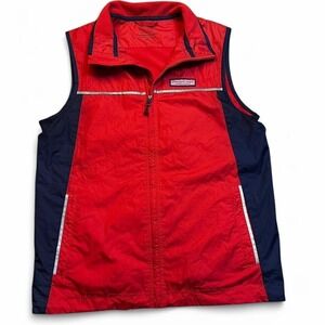 Vineyard‎ Vines Vest Martha's Vineyard Performance Full Zip Men's XS Red